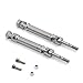 WOVELOT 2 PièCes Arbre de Transmission ArrièRe en Acier Inoxydable en MéTal CVD pour 1/10 Slash Rustler Stampede VXL 4X4 / 2WD PièCes de Voiture TéLéCommandéEs