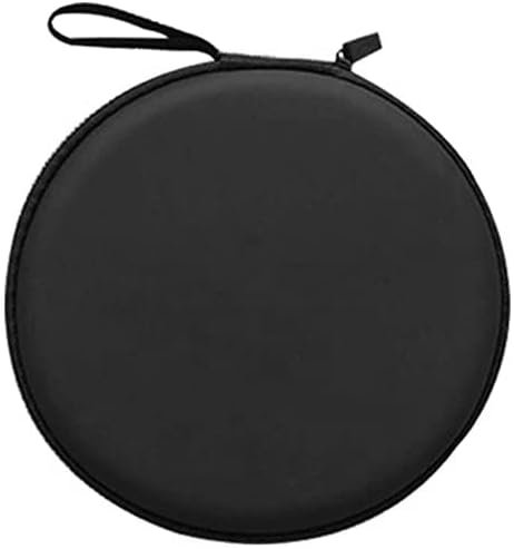 Miniatura 4 de QC30 Estuche de transporte con cremallera de repuesto para caja redonda y dura, bolsa portátil compatible con auriculares inalámbricos intrauditivos