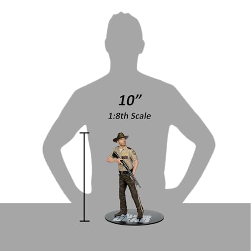 McFarlane Toys - The Walking Dead Rick Grimes 1:8 Scale Posed Figure image 3
