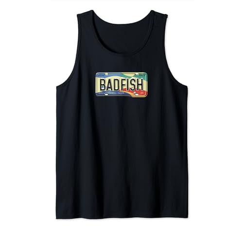 Placa de matrícula SoCal Badfish Camiseta sin Mangas