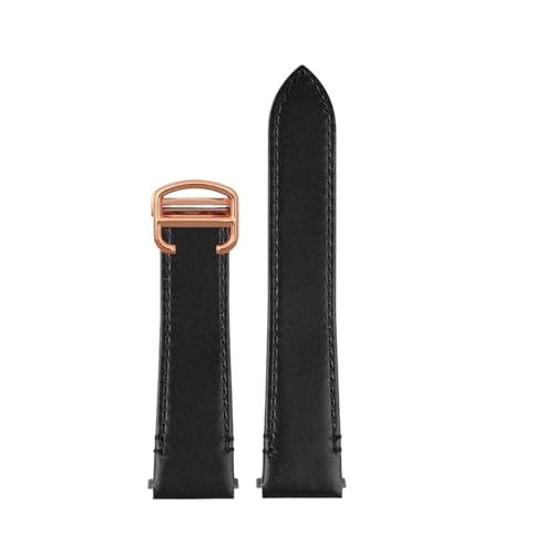 [-ł] 19mm 21mm NCbN[XU[Xgbv JeBG TgX NVbNX^C WSSA0009 WSSA0010 WSSA0018 SANTOS EHb`oh`F[ɑΉ(B-black-rose gold,21mm)
