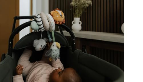Miniatura 2 de Nuby Espiral Para Carrito, Juguete Sensorial De Peluche Animales, 0 Meses