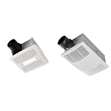 Broan-NuTone Ventilation Fan with LED Light 110 CFM and Bath Exhaust Fan, Heater, Light Combo 80 CFM