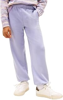 Tommy Hilfiger Mädchen Jogginghose Monotype Sweatpants mit Einschubtaschen, Violett (Periwinkle Dusk), 74