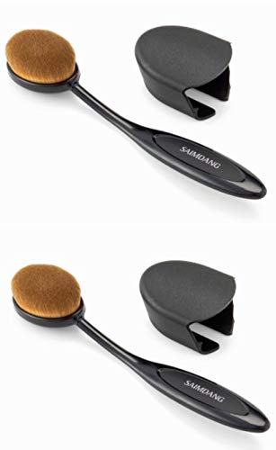 Amazon | サイムダン プレミアム アクトレス オーバル メイクブラシ 2