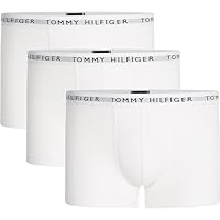 Tommy Hilfiger Mens Recycled 3 Pack Trunk, White/White/White, Large