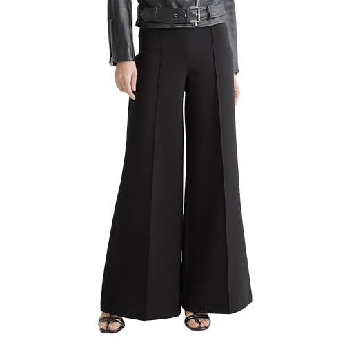 SUNNOW Women's Super Wide Leg Pants, High Rise Palazzo Trousers for Work & Casual, All-Day Comfort