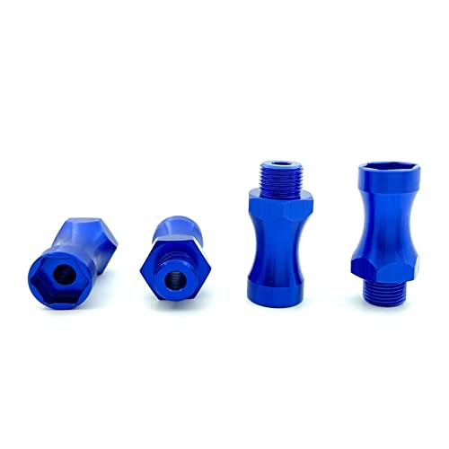 ABLOOX Accessori RC Adattatore mozzo Esagonale Ruota da 12mm a 17mm Estensione 30mm for HSP RC Car 1/10 Passa a 1/8 RC Accessori for la Modifica di Auto (Color : Svart