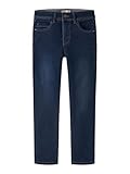 NAME IT Jungen Nkmsilas Dnmtax Pant Noos Hose, Dark Blue Denim, 140 EU