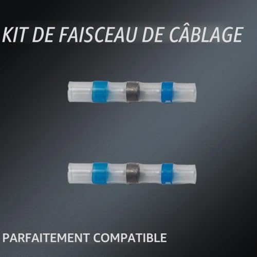 YananAC Ensemble de câbles de frein à main, frein de stationnement, connecteur, kit de réparation de faisceau de câbles, connecteur arrière, kit de réparation de câbles pour A4 B8 Avant A5 8T A6 4F C6 – vue 7