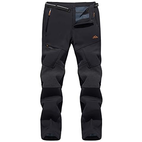 MAGCOMSEN Men's Waterproof Hiking Trousers Cover