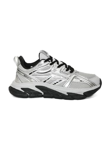 Image of Impakto Men's Sneaker | Lightweight & Breathable Mesh Casual Shoes | Non-Slip Rubber Outsole for Frim Grip | Padded Insole for Comfort | Walking, Gym & Training Trainers