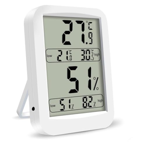 Thermomètre chambre numérique haute précision pour protéger l'air intérieur LED
