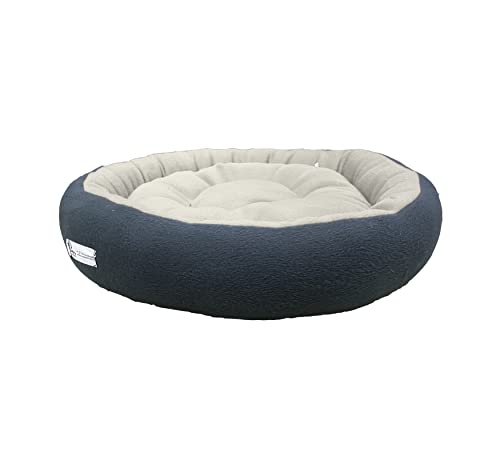 Image of Premium Small Size Dog Bed for Small Dogs and Puppies Anti Skid Bottom Washable Orthopedic Dog /cat Beds Cream /Black