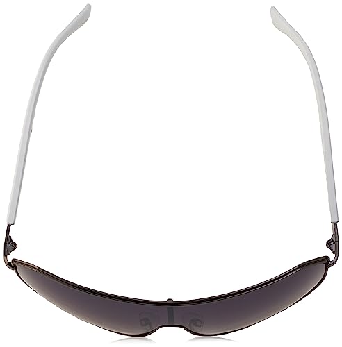 Southpole 5012sp Men's Uv Protective Rectangular Metal Shield Sunglasses. Cool Gifts for Him, 138 Mm4