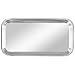 KOHAND 12 Pack 201 Stainless Steel Metal Tray, Metal Surgical Tray, Rectangular Silver Metal Trays for Lab Instrument, 8.8 x 4.6 x 0.79 Inch