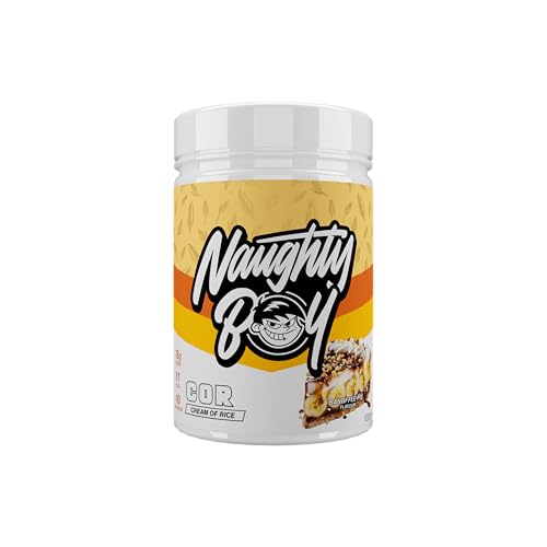Naughty Boy Cream of Rice 40 Servings - Cream of Rice Supplement Clean Carbs for Optimal Performance Incredible Taste & Easy to Digest Low Sugar Low Fat Vegan Friendly 1kg - Banoffee Pie