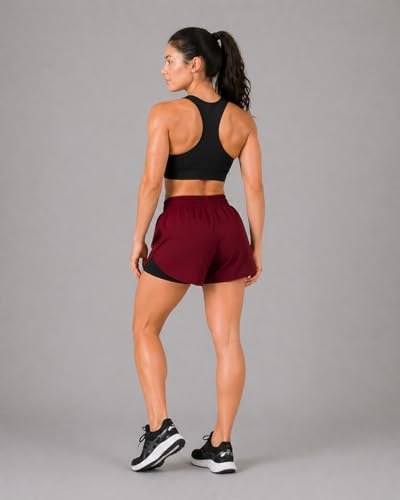 Image of Oysters Women's 2 in 1 Running Skirt Shorts Quick Dry Gym Athletic Workout Shorts for Women