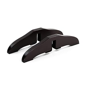 WELLAND Support Feet for 360 Degree Configurable Gate Collection, Espresso, A Pair