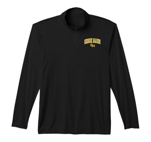 George Mason Patriots Arch Over Officially Licensed Performance Quarter-Zip Top