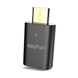 eppfun USB-C Bluetooth 5.4トランスミッター LE Audio Auracast対応 APTX-Lossless Adaptive 24bit/96kHz オーディオ アダプタ iphone17/16/15 / PS5/ Switch/PC用 ブルートゥース 送信機