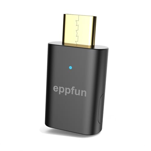 eppfun USB-C Bluetooth 5.4トランスミッター LE Audio Auracast対応 APTX-Lossless Adaptive オーディオ アダプタ iphone17/16/15 シリーズ/ PS5/ Switch/PC用 ブルートゥース 送信機