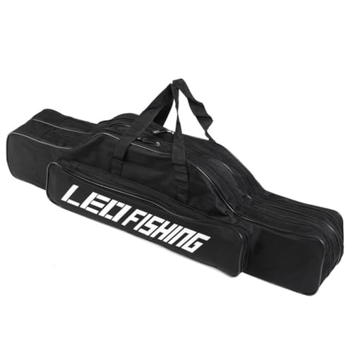 Étui À La Canne À Pêche - Sac De Porte-poteaux Pliants Légers, Organisateur En Nylon Imperméable En Service Lourd | Carrier De Stockage De Rangement À Fermeture Éclair, Sac À Pêche Portable Compact Po