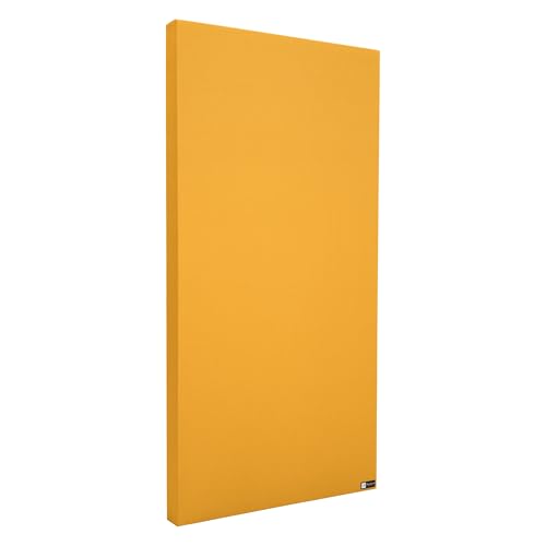 Bluetone Acoustics Wall Panel Pro - Paneles fonoabsorbentes profesionales para eliminar ruidos y ecos - Paneles acústicos para pared y techo (100x50x5cm, Naranja)