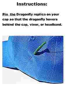 Natural Deerfly Repellent, Lifesize Dragonfly Predator, Motion Activated Replica Flying Dragon Fly Scarecrow