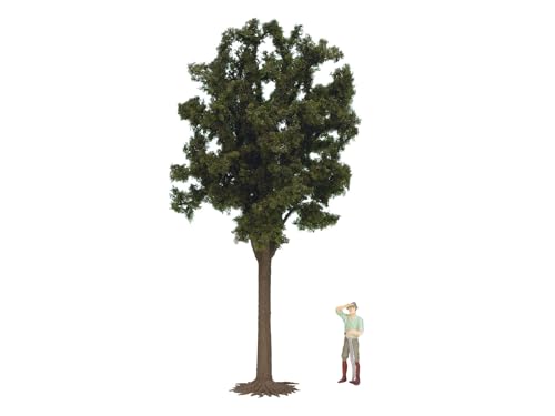 NOCH Laubbaum, ideal für Modellbahn, ca. 35 cm hoch für die Spurweite G, für hochwertige Landschaftsgestaltung