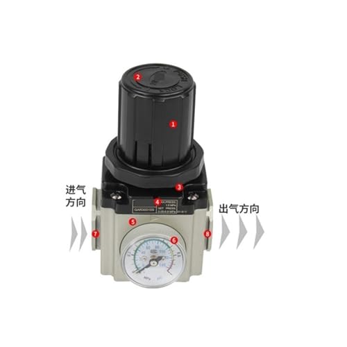 Unidad de tratamiento de aire neumática GAR40015S para control de presión 3