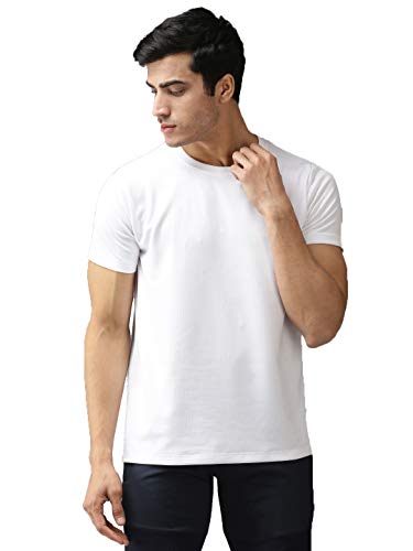 Image of EPPE Men's Round Collar T-Shirt | Regular & Dry Fit Summer Stylish Casual Tee | Polyester Half Sleeve T-Shirts for Men.