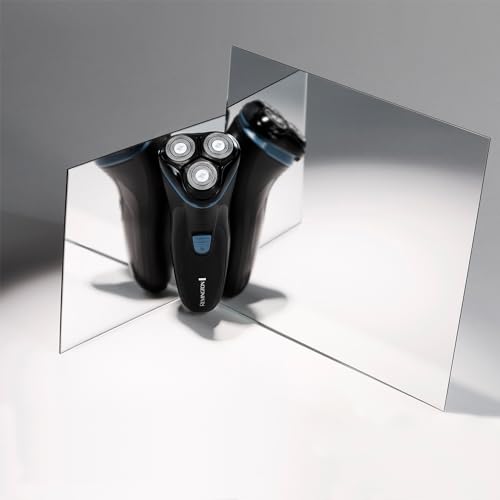 Remington-Mens-Electric-Rotary-Shaver-R1-Dry-Shave-30mins-runtime-Pop-Up-Trimmer-Flexing-Blades-and-pivoting-Neck-Cordless-Usage-USB-C-Charging-Worldwide-Voltage-R1000