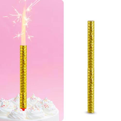 Image of Wanna Party Long Black Sparkly Candle for Birthday Cake Candle Decoration,Cake Toppers-1 Feet Long