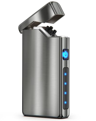VVAY Lichtbogen Feuerzeug USB-C Aufladbar, Elektrisches Plasma-Sturmfeuerzeug