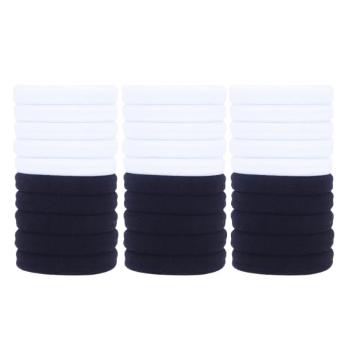 STROWBERRY Elastic Hair Ties For Girls | Soft Seamless Hair Rubber Bands | Ponytail Holders For Women | Strechable Bands | Cotton Hair Elastic Rubber Bands | Tight, Non-slippery Bands