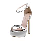 plateau pumps silber Mit femininen Damen Plateau-Absatz Sandaletten gelingt Ihnen jeder Look. Diese Sommerschuhe sind den perfekten Schuh dafür, wenn Sie ein modisches Statement setzen und Ihre feminine Seite unterstreichen wollen
