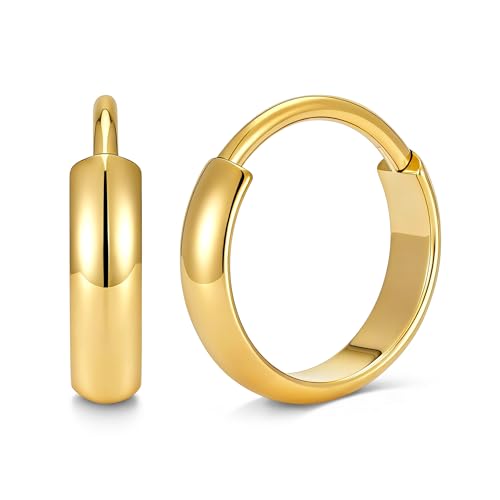 FINE4U ���C�h�`�����L�[�R���N�N���b�J�[�����O 1�y�A 12mm ��t�[�v�C�������O �����ԕ@�s�A�X�W���G���[�AASTM F136 �`�^�������b�L��C�������O �j�����p �{�f�B�C���v�����g�O���[�h�m�[�Y�����O