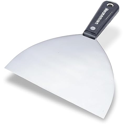 Elastyczna szpatułka Marshalltown, uchwyt z polietylenu, główka młotka, stal, wymiary: 203x152 mm