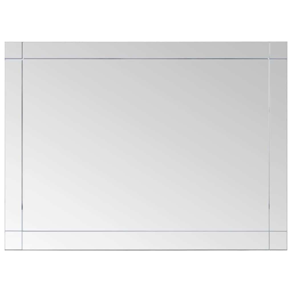 KGHFDVB Wall Mirror 60x50 cm Glass Decoration Mirror for Modern Home Decor, Cosmetic and Bathroom with Safe Rough Grinding Edge, Easy Wall Mount