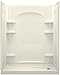 STERLING 72170120-96 Ensemble Shower Kit, 60-Inch x 30-Inch x 76.5-Inch, Biscuit