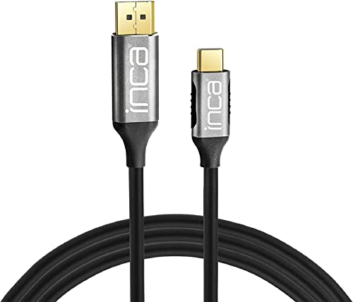 İnca ITCD-20 TYPE-C TO DISPLAYPORT 4K 2 METER CABLE, Schwarz