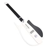 Luocute Guitarra Inteligente Sem Cordas, Guitarra Elétrica Portátil Dobrável Com Luz de Alerta de Pescoço Em Tempo Real e Personalização de Aplicativos, Afinador Integrado e Bateria de