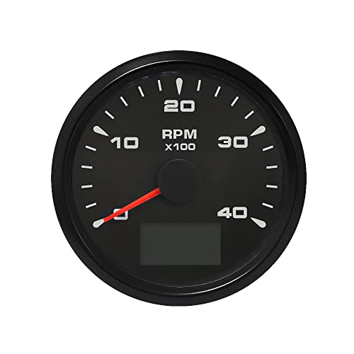 Tachimetro Contagiri ELING 6000 RPM | Per Auto, Barche | 8 Colori Retroilluminazione, Impermeabile IP67 - Foto 9