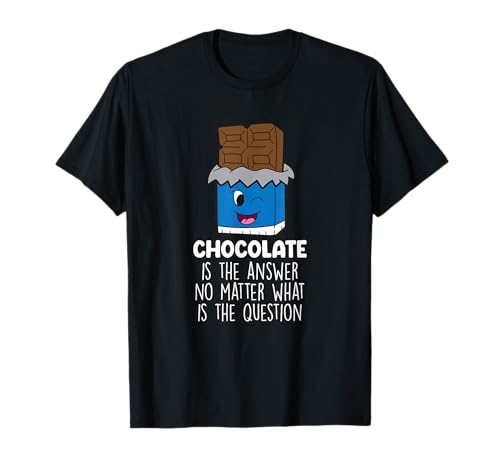 Chocolate Lover Cita Humor Chocolate Leche Barras de chocolate Camiseta