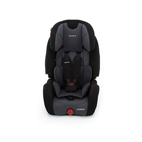 Cadeirinha com Isofix Evolve-X 9 a 36 Kg Cosco - Cinza Sport