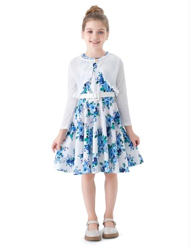 PATPAT Mädchen Strickjacke Bolero - Perfekt für Einschulung &...