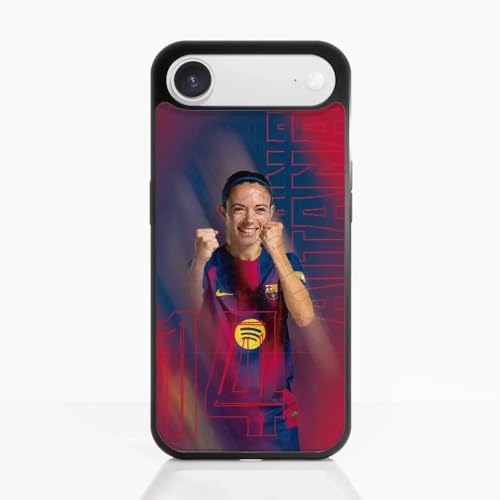 Coque officielle FC Barcelone iPhone 17 Air Noir TPU souple