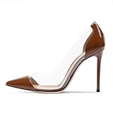 Bout pointu et talon aiguille allongeant la jambe : rehaussez instantanément votre look avec ces escarpins classiques. Le bout pointu élégant et le talon aiguille raffiné (environ 10 cm) créent une silhouette flatteuse et sophistiquée, parfaite pour les événements formels.