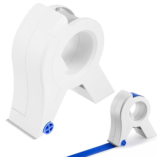 Masking Maste Abroller, ABS Tape Trim Smooth und FIuid Vormontiertes Malerklebeband-Applikator Malerkrepp Abroller Geeignet für Zierleisten Böden Fenster Türrahmen